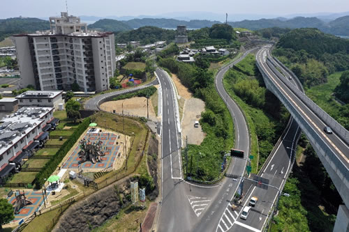 釜大島線道路改良工事