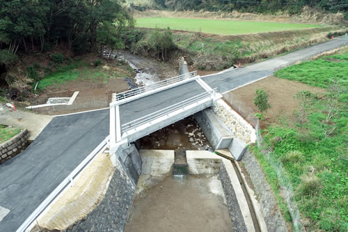 歌ヶ浦下中野線（上中野橋）災害復旧工事